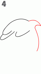 طريقة رسم دولفين في خطوط رسم سهلة