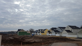 view of the Cook's Farm development on Norfolk side of Franklin along RT 140
