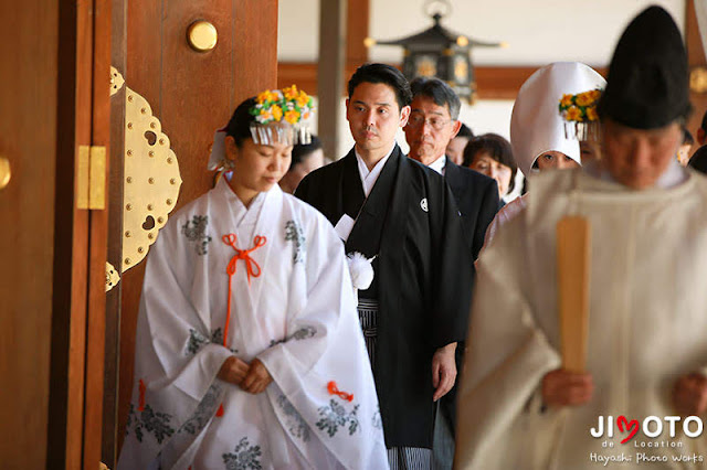 大神神社でのご結婚式の挙式撮影