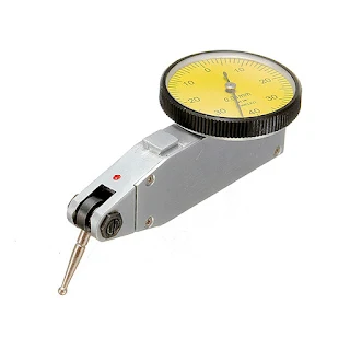 Test Indicator Gauge Precision Metric Mechanical Measurement Clamps and Box Dial Test Indicator Precision Metric with Dovetail rails 0-0.8mm 32mm.