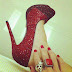 New cute heels in red color