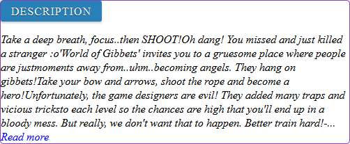 World of Gibbets game review