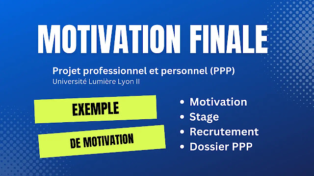 Motivation Final (Exemple) (Université Lumière Lyon II)