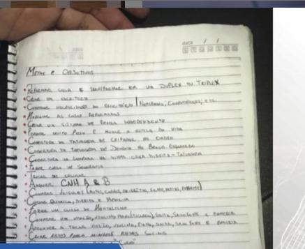 POLÍCIA ENCONTRA LISTA DE METAS NA CASA DE SUSPEITO DE MATAR PATRÍCIA