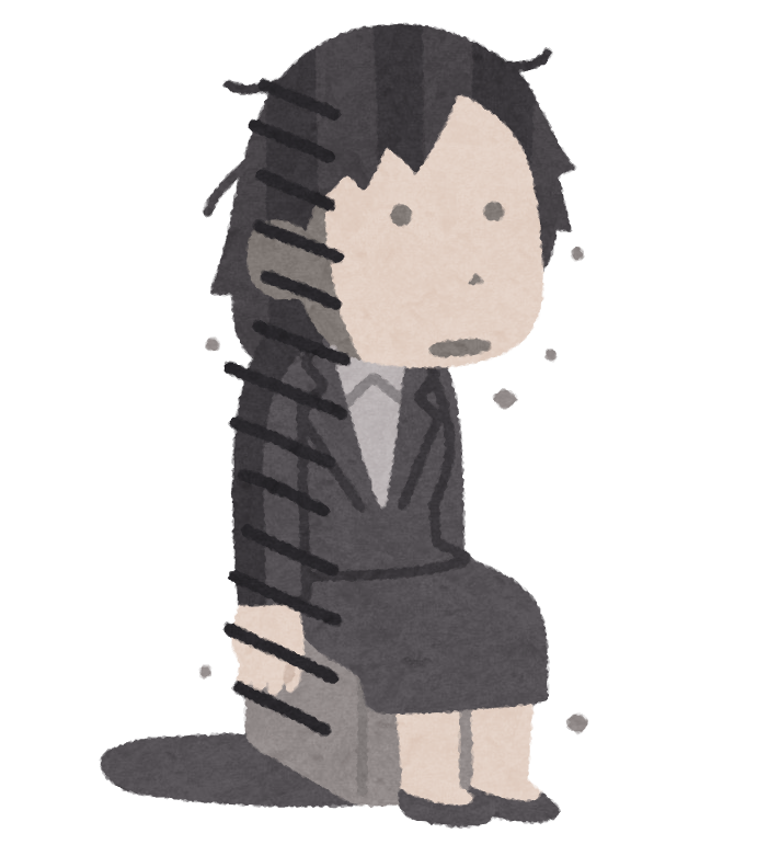 燃え尽きた人のイラスト 女性会社員 かわいいフリー素材集 いらすとや 燃え尽きた人のイラスト 女性会社員 かわいいフリー素材集 いらすとや