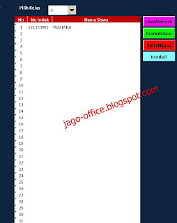 Membuat Aplikasi Pembayaran SPP Model Excel 2010 - Rumus 