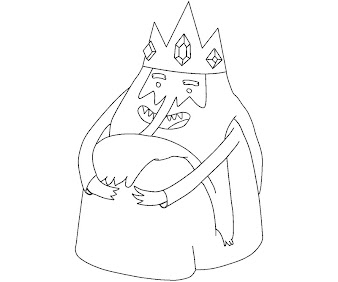 #3 Ice King Coloring Page