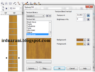 cara menggambar gitar fender menggunakan coreldraw x5