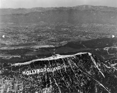 Hollywoodland, USA: In 1923, the sign was nothing more than a temporary advertisement exhorting passersby to invest in real estate in a new housing project overlooking Hollywood. Developers erected letters that spelled out 
