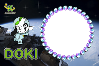 Marcos para fotos de DOKI en el espacio  - Oki Doki frames