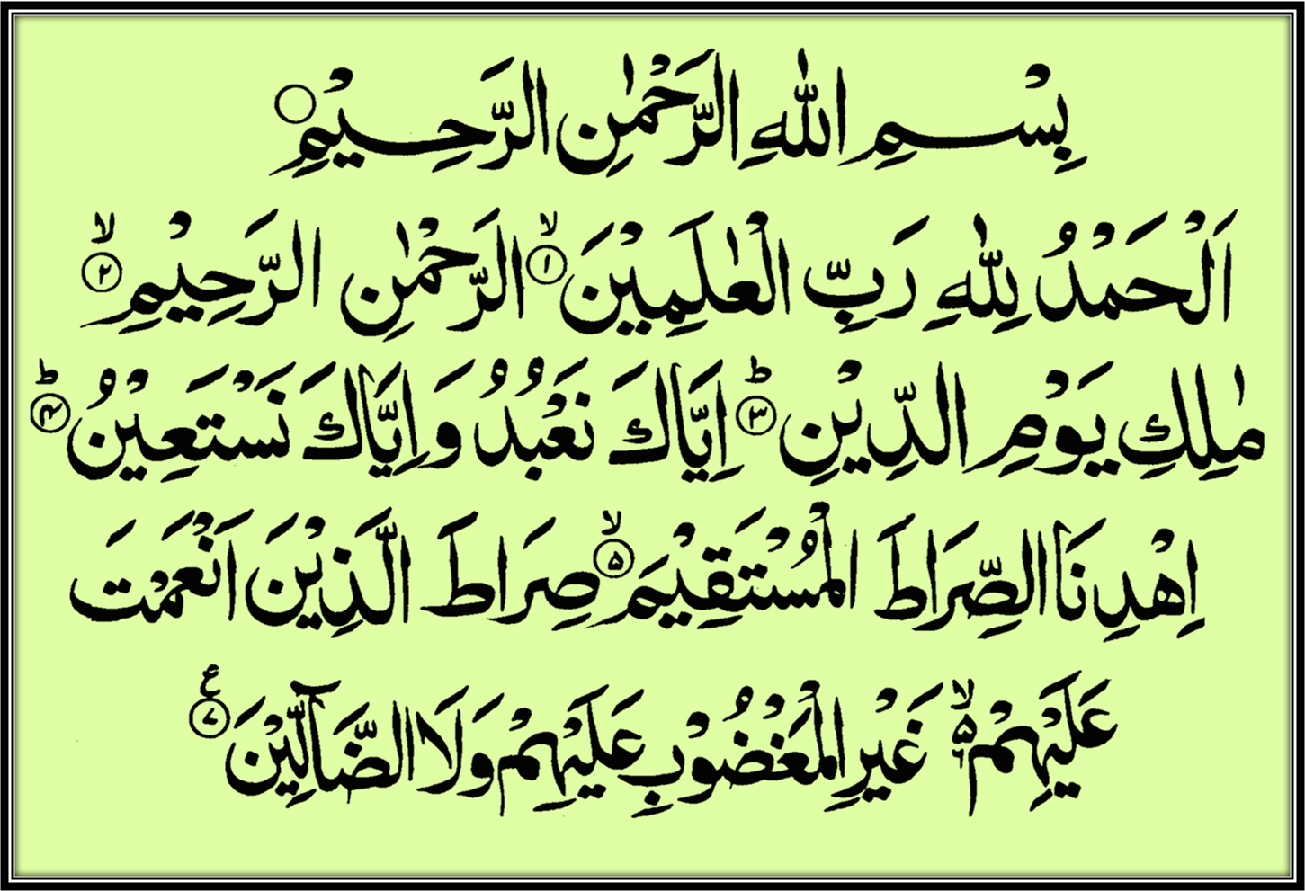 Surah Al Fatihah Surah Pertama Dalam Al Quran Dan  Share 