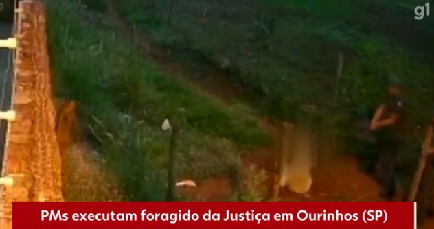 Vídeo: PMs executam foragido da Justiça após homem colocar as mãos na cabeça