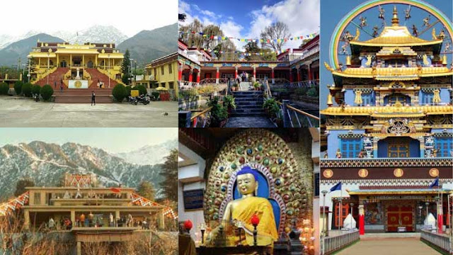 Popular tourist destinations in Himachal Pradesh in Marathi- Namgyal Math Dharamshala