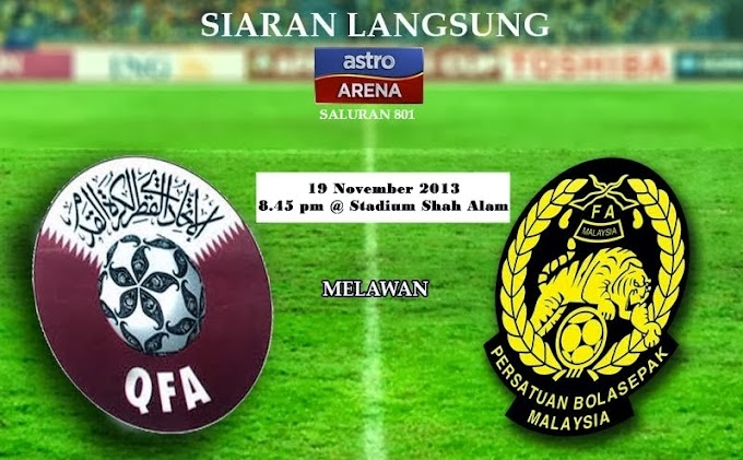 AFC Cup: Live Streaming Malaysia vs Qatar 19 November 2013