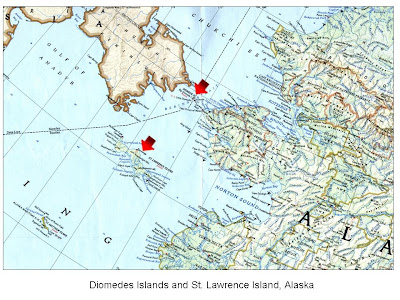 Alaska Map from the GRMC Reveals Close Proximity of Russia and the United 