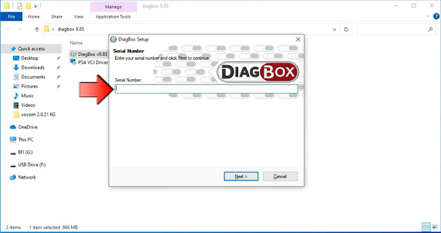 Install VXDIAG PSA Diagbox 9.85 Software 2