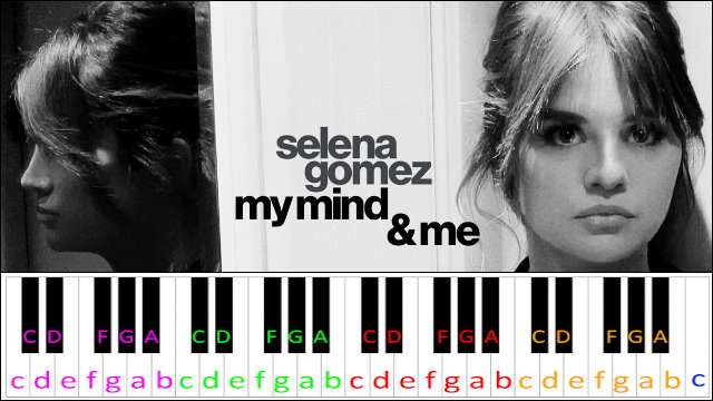 My Mind & Me by Selena Gomez Piano / Keyboard Easy Letter Notes for Beginners