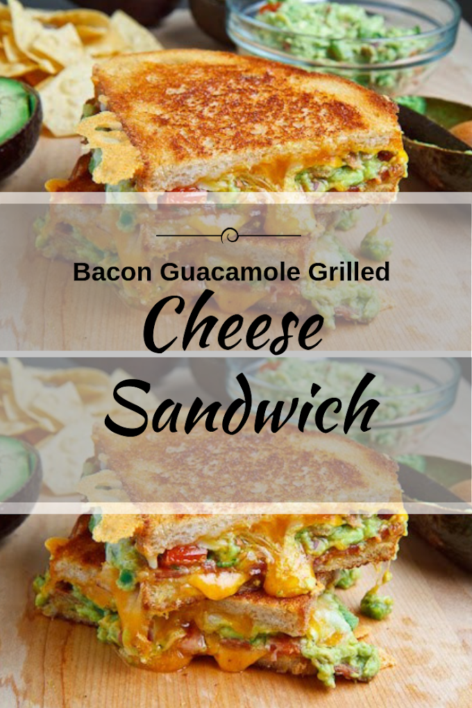 Bacon Guacamole Grilled Cheese Sandwich