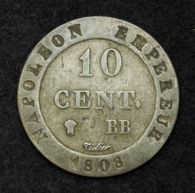 Coins of France 10 Centimes French coins century