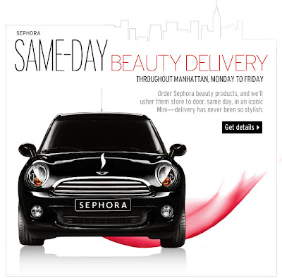 Sephora, Sephora Same-Day Beauty Delivery, beauty, beauty products, beauty delivery, beauty products delivery