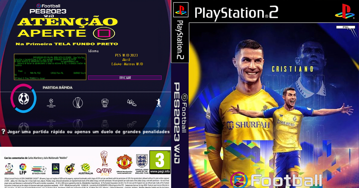 Pesgames - eFootball PES 2023 ISO PS2 (Playstation 2)