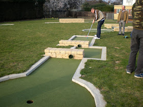 Crazy Golf in Motspur Park, London