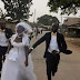 Drama!!!  Bride Flees Wedding After Discovering Groom Lied To Her