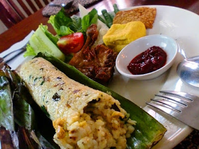 nasi bakar teri