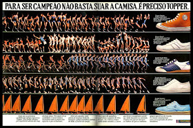 tênis Topper; esportes; década de 70. os anos 70; propaganda na década de 70; Brazil in the 70s, história anos 70. Oswaldo Hernandez; 