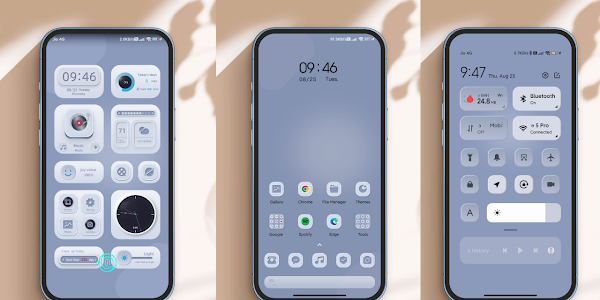 Pale as Xi | Best Theme For MiUi 12 And MiUi 12.5 with Awesome Lockscreen Layout 