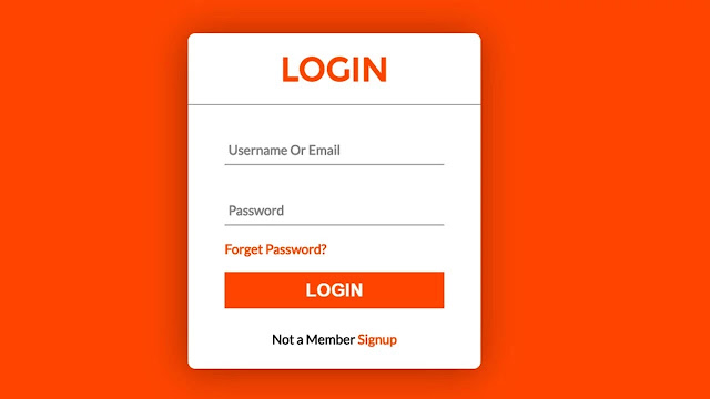 Responsive Animated Login Form using HTML CSS Only.