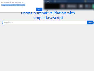 10 Digit Phone Number Validation In JavaScript