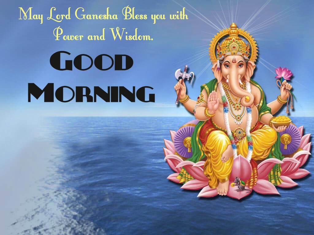 Lord Ganesh Good Morning Image