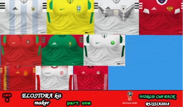 Kits Pack World Cup 2018 | Para PES6