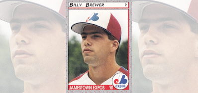 Billy Brewer 1990 Jamestown Expos card