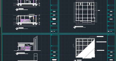 Contoh Autocad Masjid Minimalis 15x15m Arsitek  Sipil 