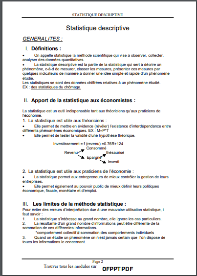 Module 06: Statistique TCE SECTEUR : TERTIAIRE  FILIERE : TECHNICIEN COMPTABLE D’ENTREPRISES NIVEAU : TECHNICIEN