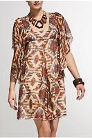 tribal print dress, kaftan dress