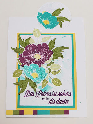 5 Tage - 5 Challenges: Eine blumige Geburtstagskarte Stampin' Up! www.eris-kreativwerkstatt.blogspot.de