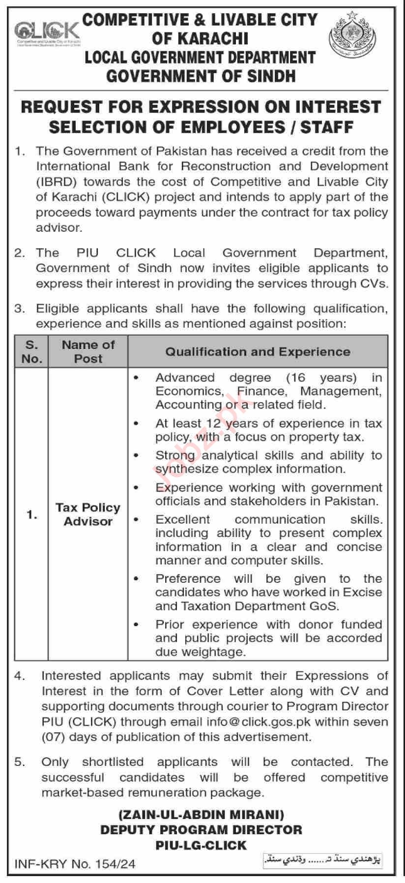 Jobs in Local Government Department