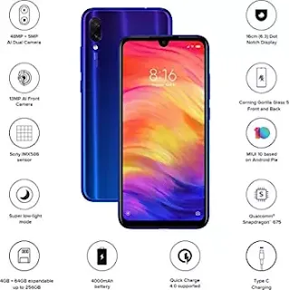 price and features  o redmi not 7 pro  in india