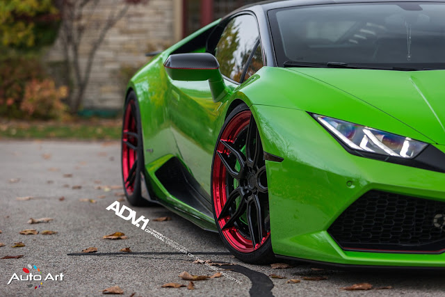 Lamborghini Huracan on ADV.1 Wheels - #Lamborghini #Huracan #ADV1 #Wheels #tuning #supercar