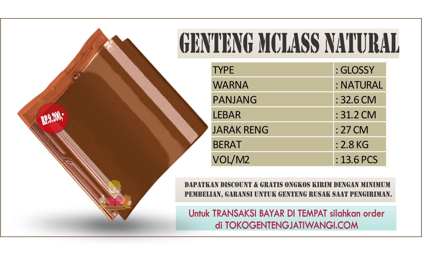  Harga  Genteng Keramik Di Bekasi