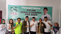 Nikson Nababan Serahkan Formulir dan Berkas Pendaftaran Balon Gubernur Sumut 2024 ke PKB 