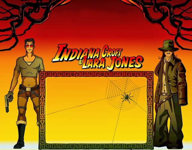 Indiana Croft and Lara Jones Wallpaper