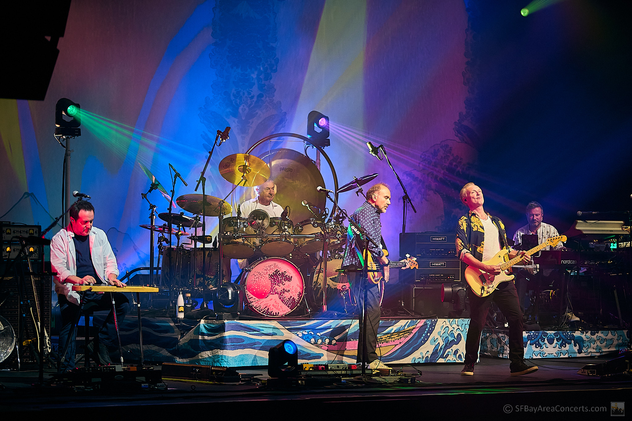 Lee Harris, Nick Mason, Guy Pratt, Gary Kemp, and Dom Beken @ the Fox Theater (Photo: Kevin Keating)