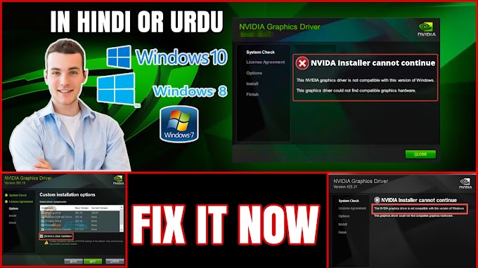 Nvidia Graphics Driver is Not Compatible With This Version of Windows