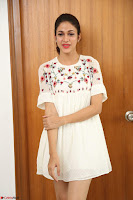 Lavanya Tripathi in Summer Style Spicy Short White Dress at her Interview  Exclusive 284.JPG