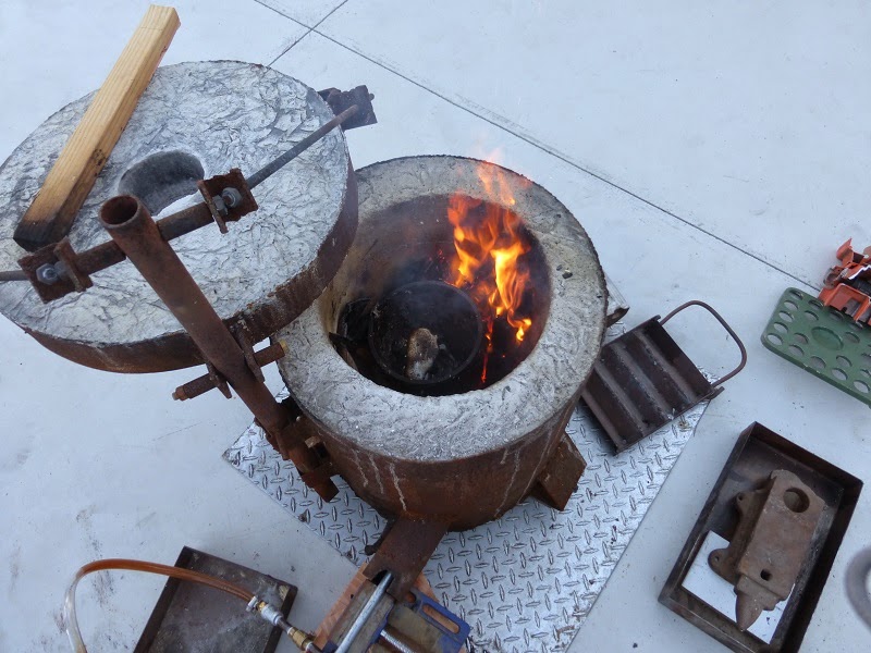 starting furnace with wood fire