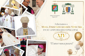 Felicitaciones Mons. Francisco Antonio Nieto Sua